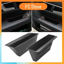 For Mercedes Benz C Class Door Storage Box W204 2 Pcs Door Handle Pocket Storage Box Insert for C300 C400 C63 2008-2014