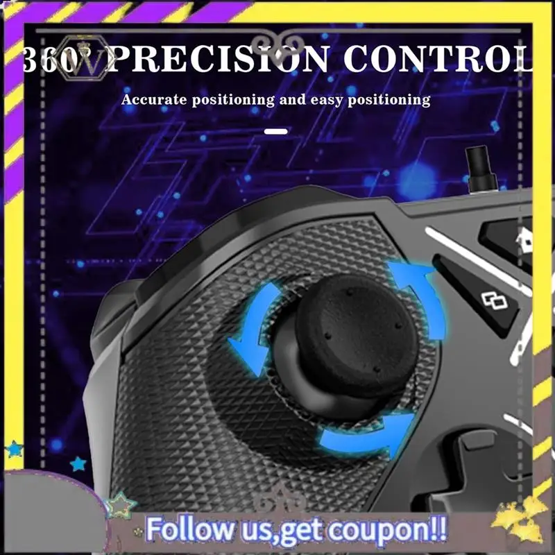 

New Wired Game Controller With Hall Triggers Joysticks And Turbo Function For Series S/X, One, And PC