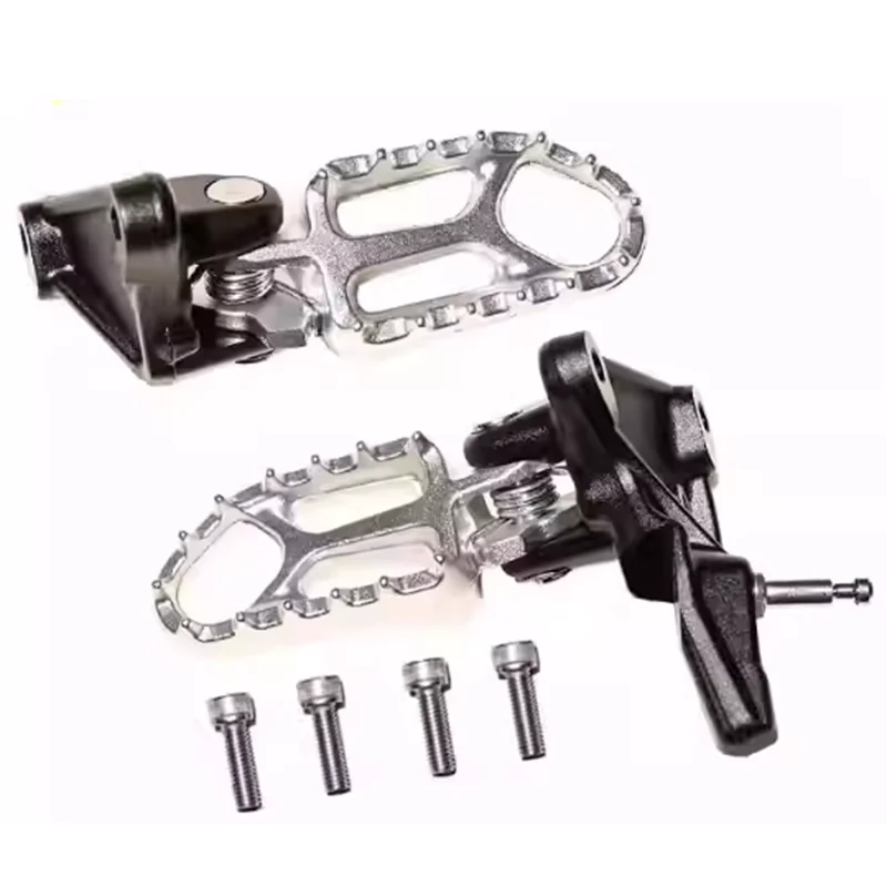 For SURRON Ultra Bee Silver Foot Pedals Assemblies Special Accessories Left and Right Pedal Assembly for Surron Motorcycle Parts