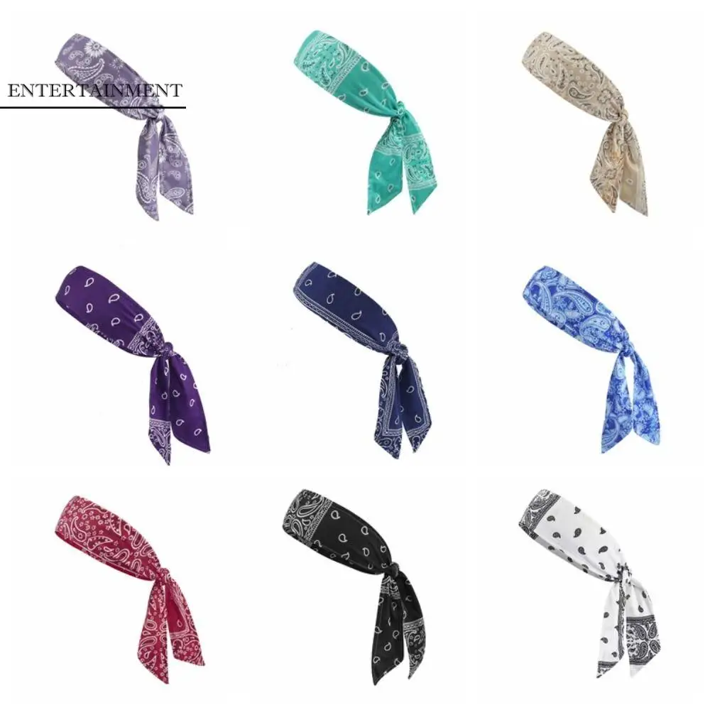 Sports Headband Bandanna Breathable Anti-sweat Cycling Headwear Elastic Stretch Pirate Headband Summer Antiperspirant Headscarf