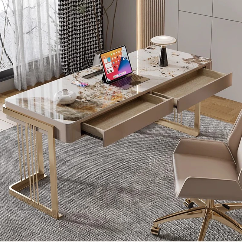 

Modern Executive Office Desk Computer Gaming Laptop Coffee Writing Desk Supplies Filing Table Pour Ordinateur Home Furniture