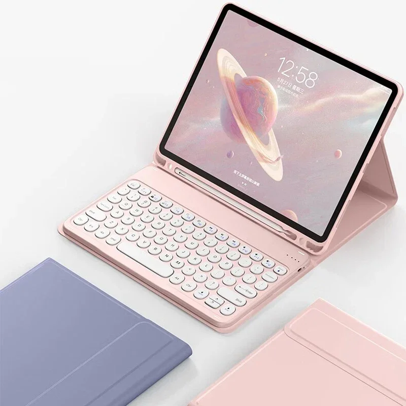 For Xiaomi Mi Pad 6 5 Pro 11 12.4 Magnetic Bluetooth Keyboard Mouse Case For Xiaomi Mi Redmi Pad 10.6 SE 11 With Pencil Holder