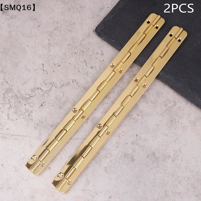 2 Pcs Hinge Hinges For Crafts Heavy Duty Piano Cabinet Box Long Window Iron Furniture Door And Window Hinge Long Hinge【SMQ】