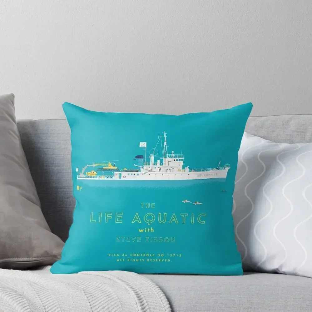 

The Life Aquatic with Steve Zissou Throw Pillow Christmas s Covers Sofa Decorative Covers Covers For Sofas pillow