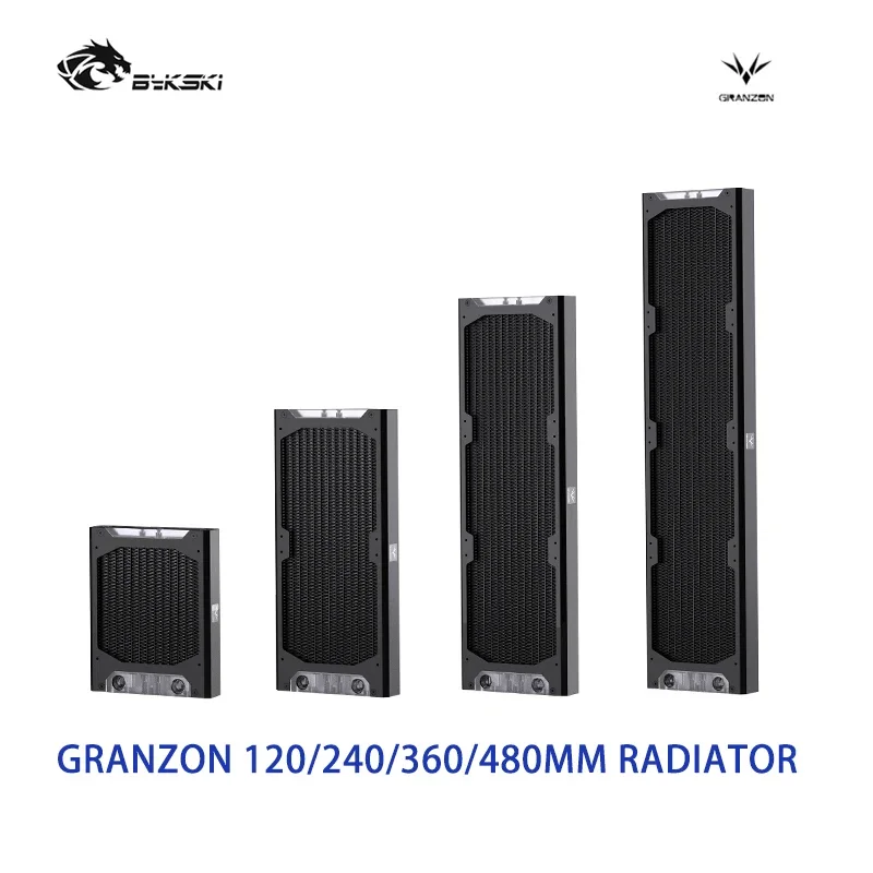 Bykski Granzon-Ventilateur refroidisseur à eau pour ordinateur, épaisseur 30mm, épaisseur 120/240/360/480/120mm