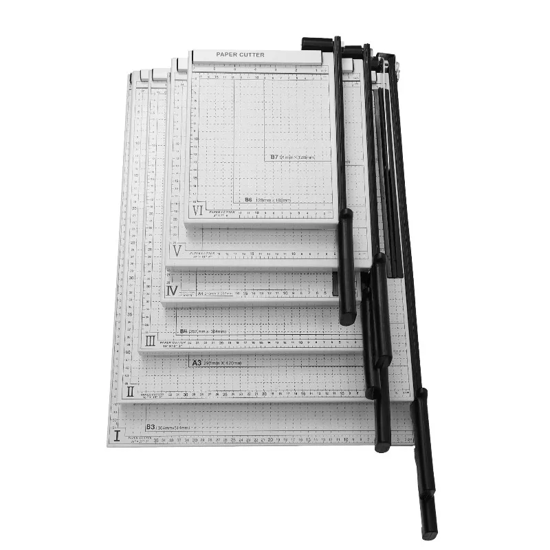 Steel Paper Cutter Metal Base A4 A3 Manual Guillotine Trimmer Paper Cutting Machine