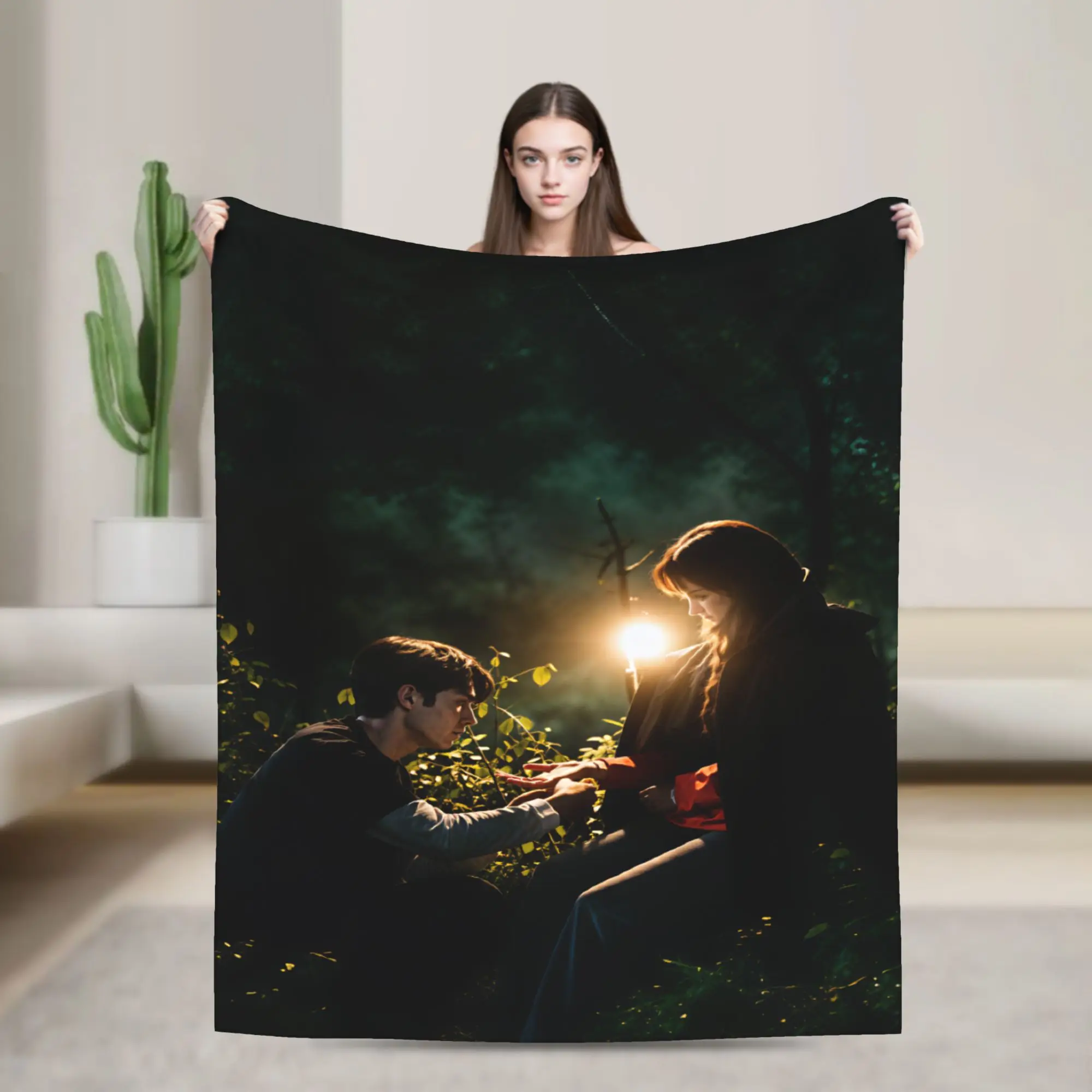 The Early Spring Plush Blanket Kids C Drama Flannel Throw Blanket For Couch Chair Warm Custom DIY Quality Bedspread Gift