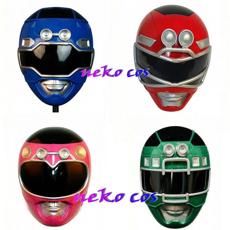 

nekocos Gekisou Sentai Carranger resin Helmet mask Cosplay costume Props Toy Gift Halloween Role Play