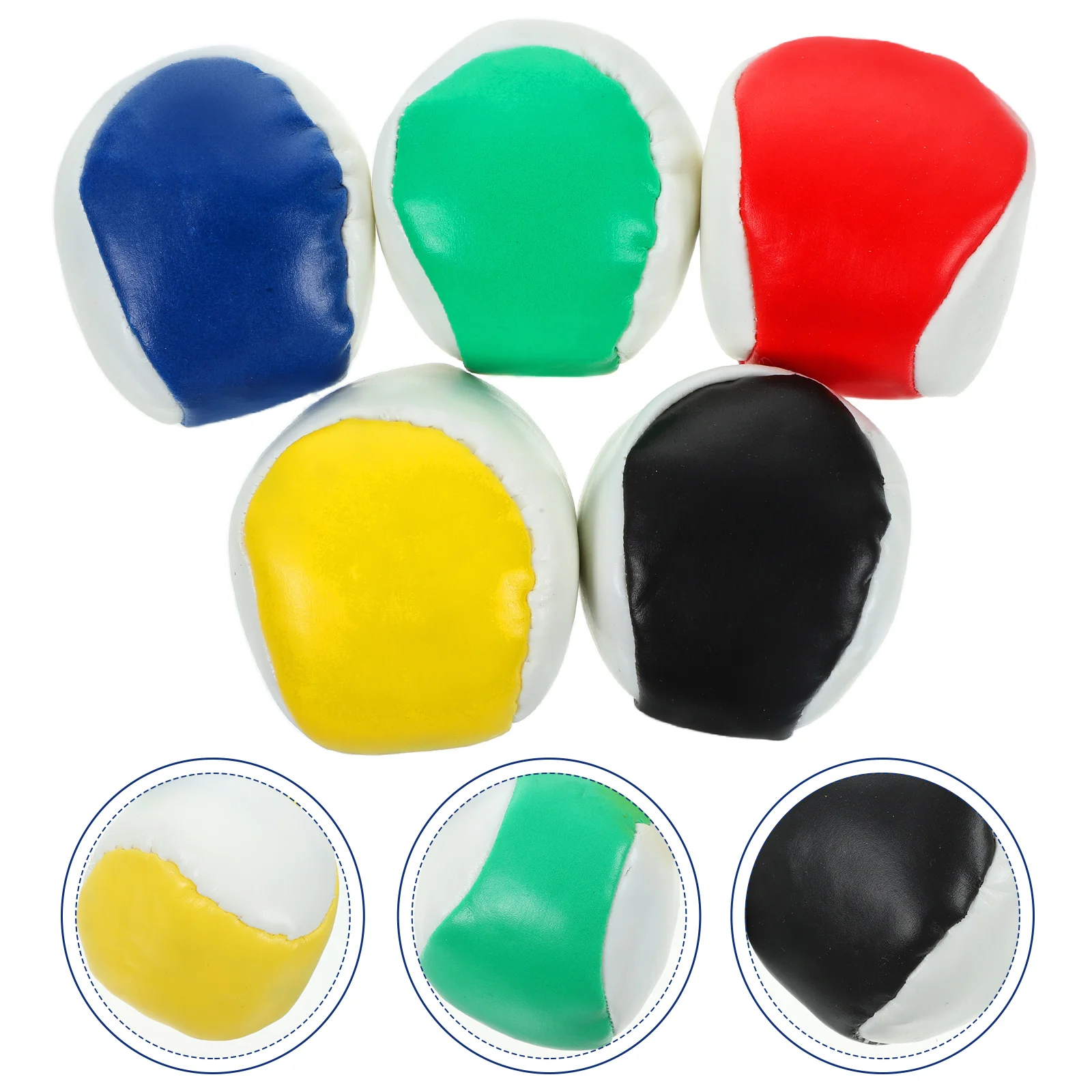 

5Pcs Flat Sandbags Fine Craftsmanship Student Beanbags Throwing Game Props Portable Lightweight Fun Outdoor Activities