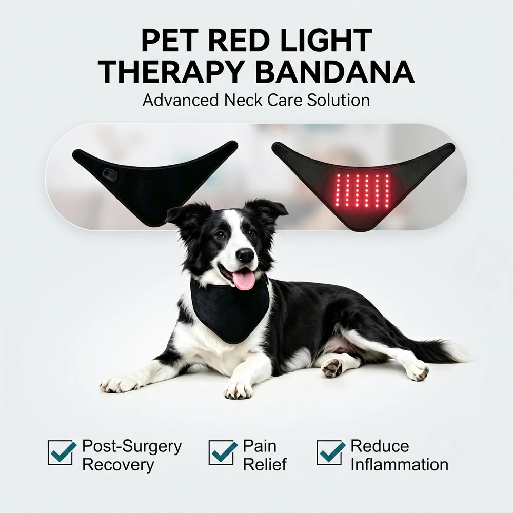 pet-dog-red-light-therapy-bandana-660nm-850nm-near-infrared-neck-abdomen-heating-pad-42-leds-joint-pain-relief-post-op-recovery