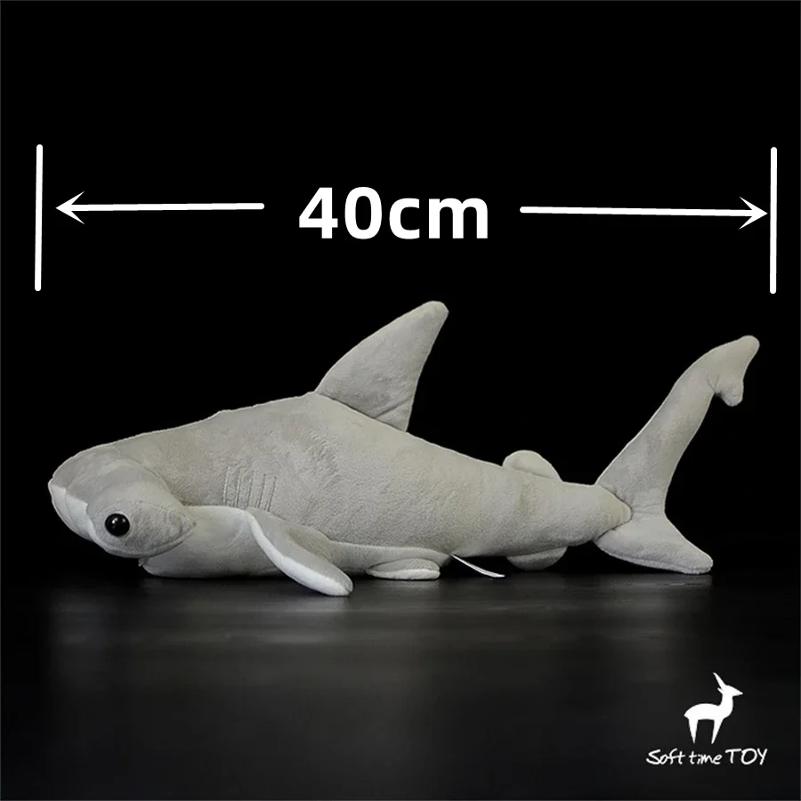 Hammerhead Shark High Fidelity Anime Cute Plushie Sharks Plush Toys Lifelike Animals Simulation Stuffed Doll Kawai Toy Gifts