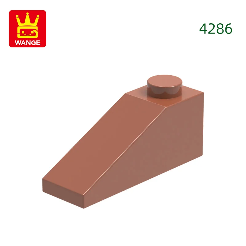 Wange 116 stks/partij 4286 1x3 Hellende Gebied Bouwstenen Moc Dak Accessoires Compatibel Met Schuine Bakstenen Kinderen Speelgoed Geschenk