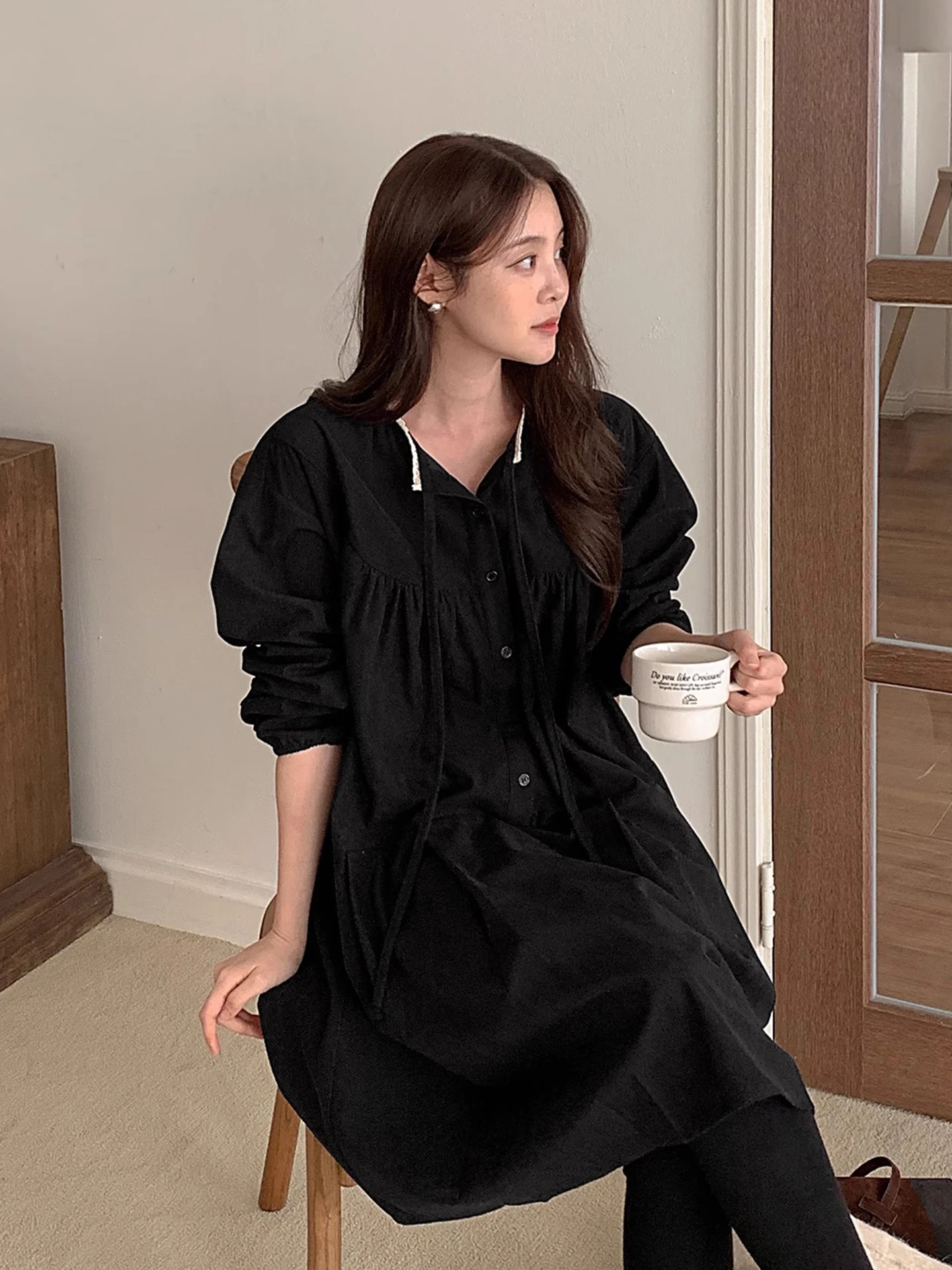 الرجعية المرقعة الدانتيل تقليم المخملية الدكتور المرأة فضفاضة مطوي ميدي تنورة طويلة Sve جولة Ne Ci تخفيف Sle شتاء جديد