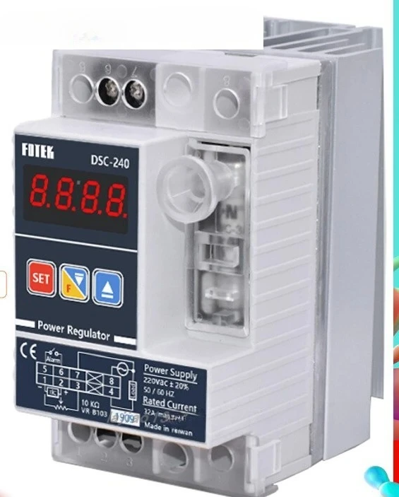

Регулятор мощности DSC-240 340 265 365 с твердотельным реле переменного тока охлаждения