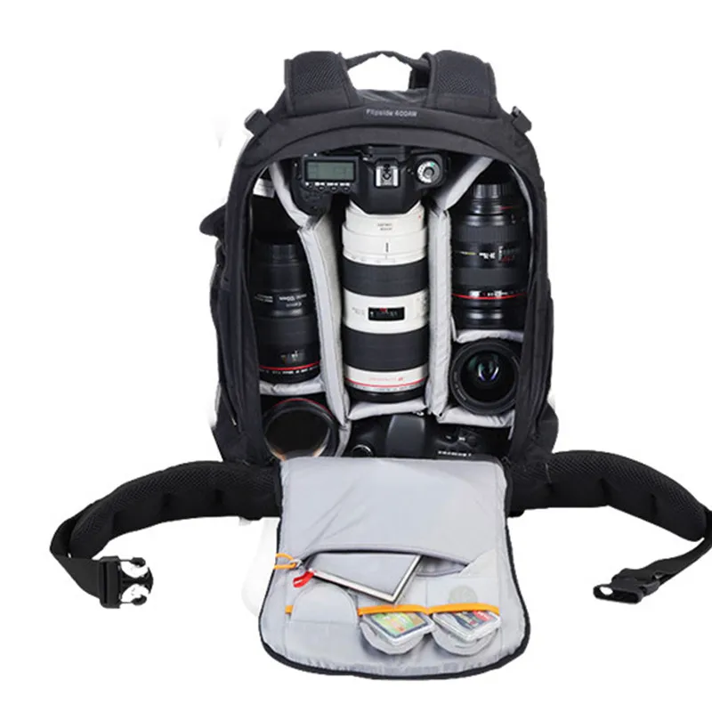 Lowepro 카메라 가방 플립 사이드 400 AW 디지털 SLR 카메라 사진 가방 백팩, 전천후 커버