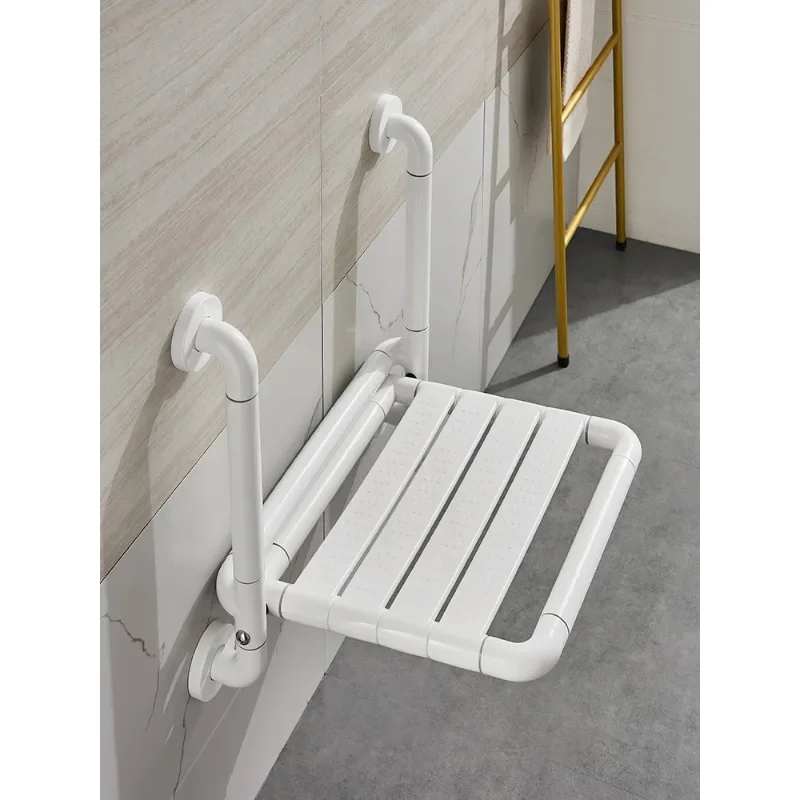 Bathroom folding stool, shower chair, wall mounted anti slip toilet, sitting bath for the elderly, shower stool, shoe changing