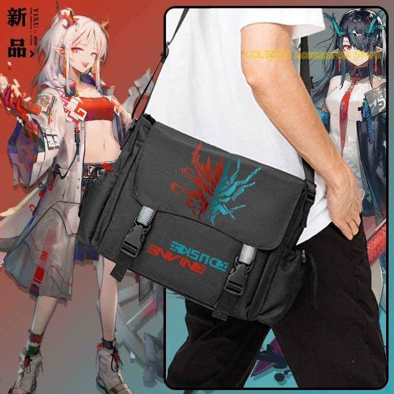 

Anime Arknights Nian Cartoon Casual Oxford Messenger Bag Schoolbag Cosplay Shoulder Bag Handbag Student Gift