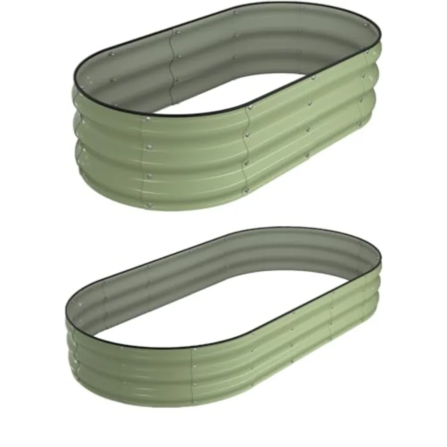 

Комплект для приподнятой грядки 4x2x1 фут, Комплект для приподнятой грядки 6x3x1 фут, зеленый