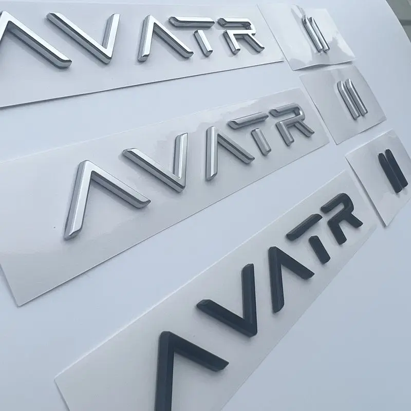 Car Logo Name Letters Decor Product Sticker Cover For Changan AVATR 11 2022-2024 Chrome Trim Exterior Accessories