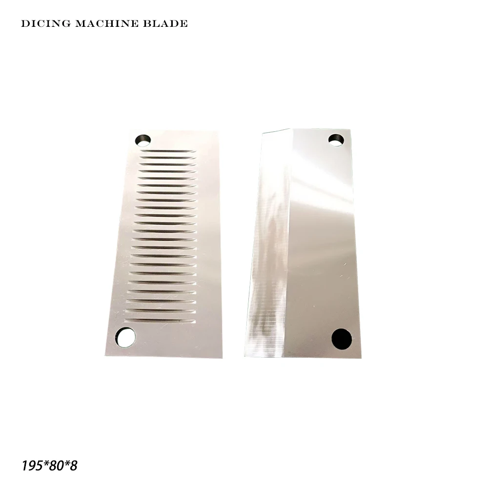 Heavy  Comb Type Slicer Blade 4Cr13 Stainless Steel Precision Industrial Knife For Vegetable Shredding Machine Replacement