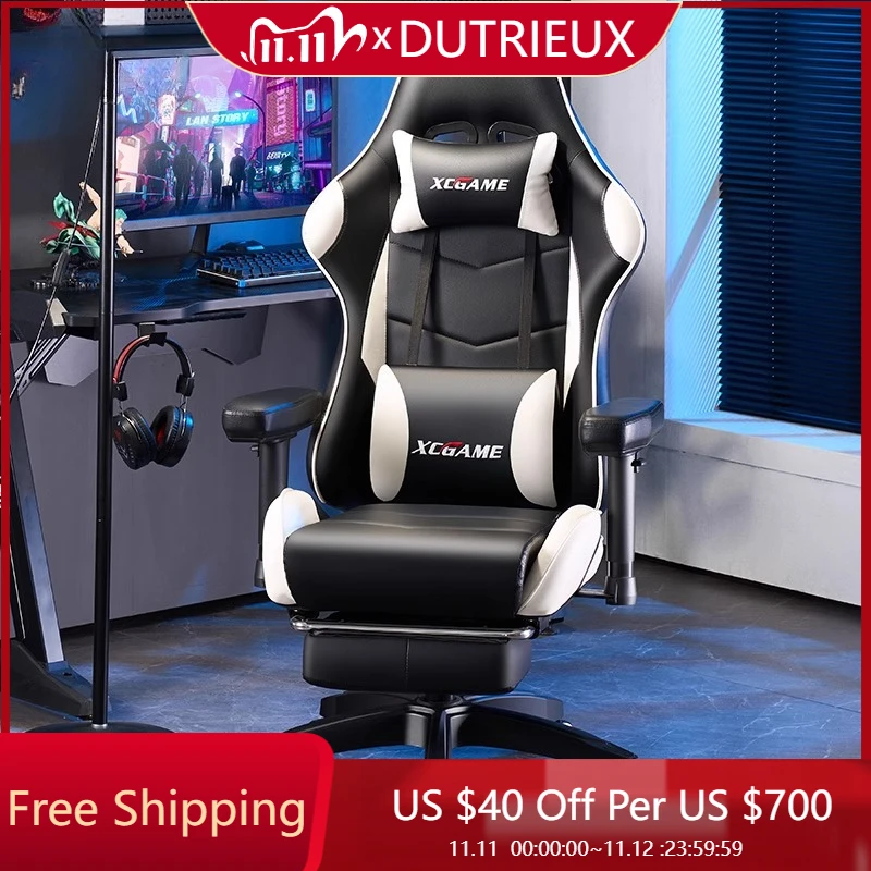 

Gaming Computer chair unusual modern headrest rotating footrest chair wheels comfortable romantic Luxury muebles furniture