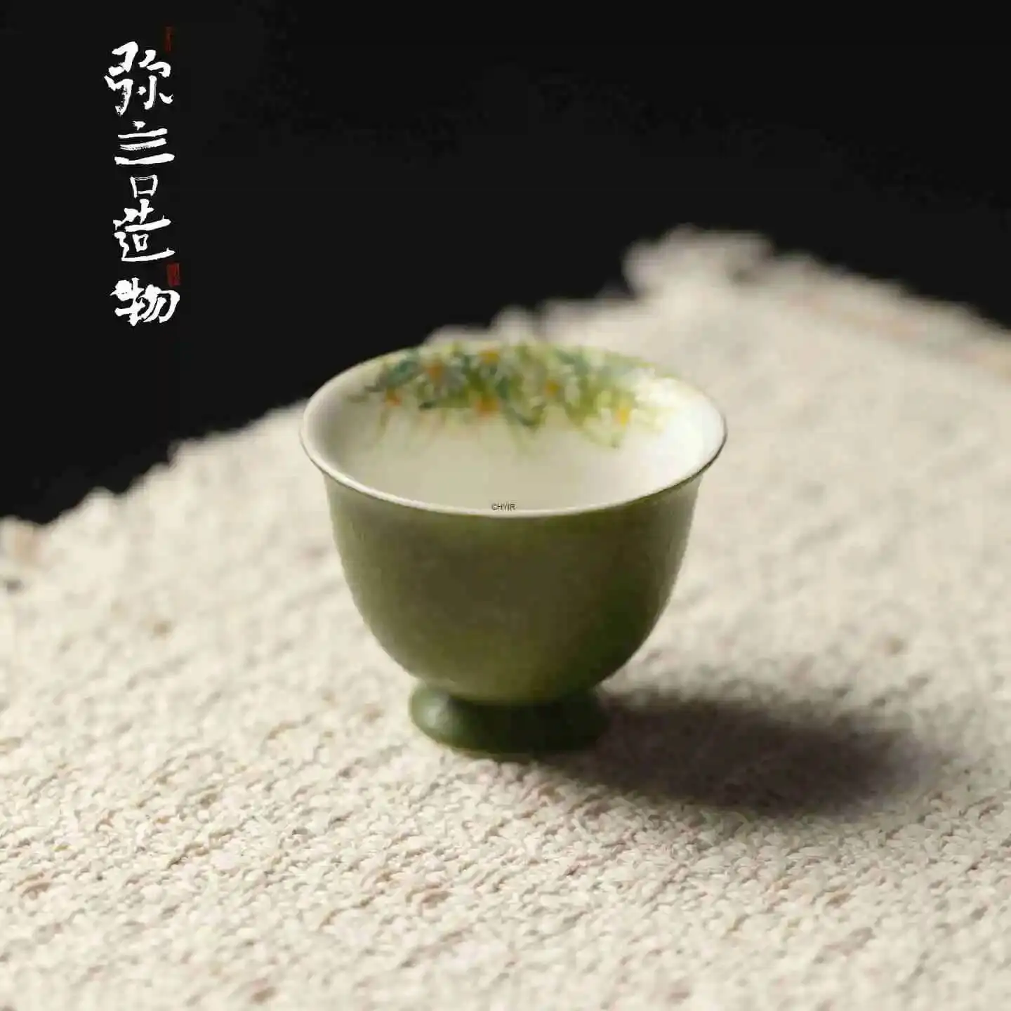 High-footed Tea Cup For Home Use, Kung Fu Tea Set Guest Cup, Single Cup, High-Value Host Чайная чашка