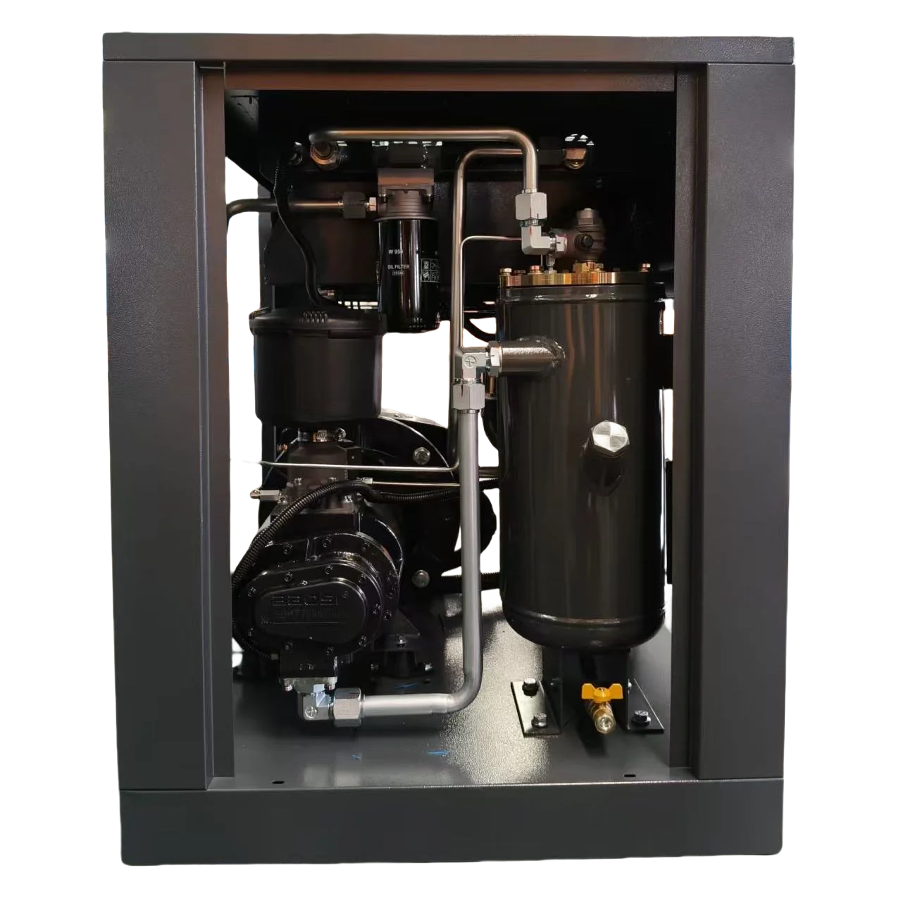 15KW/20HP Power Frequency Screw Air Compressor  2.1m³/min Air Flow & 1.0 Bar Pressure