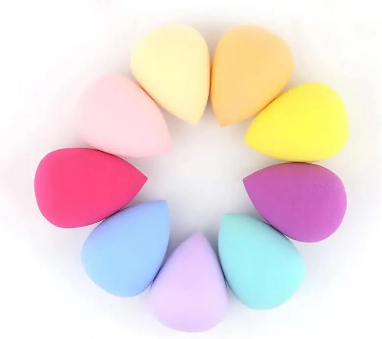 6Pcs Coffee Makeup Sponge Set Latex Free Beauty Blender Sponges Dry Wet Dual Use Soft Rebound Non-Absorbing Foundation Cosmetic Tools