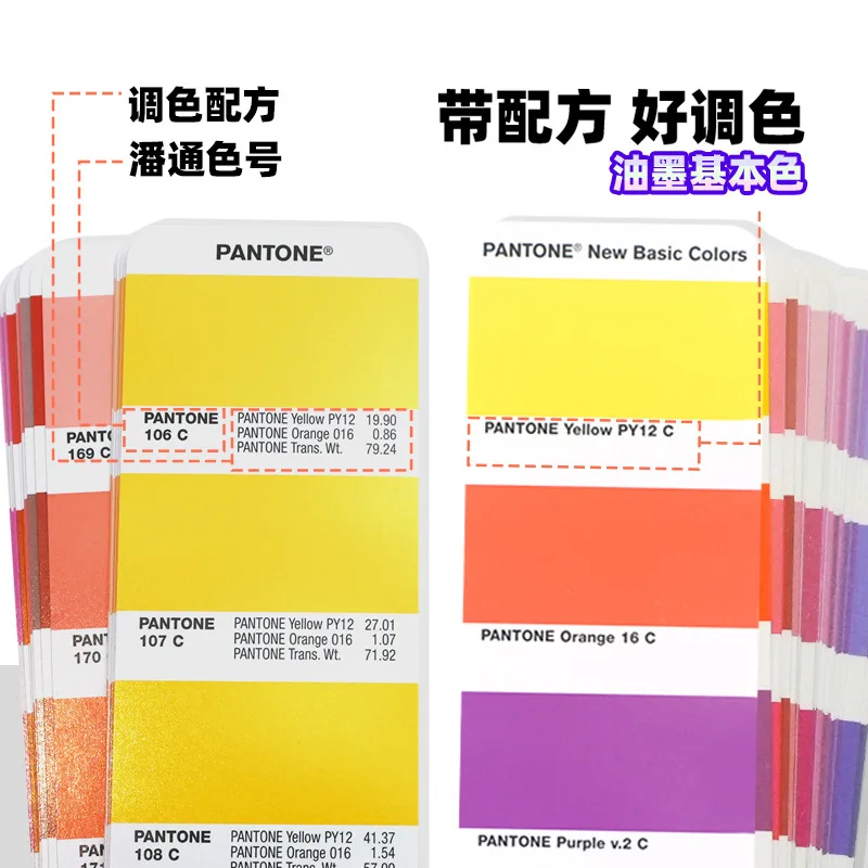 solid Pantone Plus Series Formula Color Guide Chip shade Book