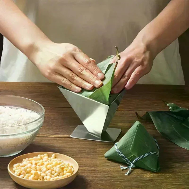 Dragon Boat Festival Zongzi Mold Sushi Mould Triangle Rice Ball Bento Mould Pas…