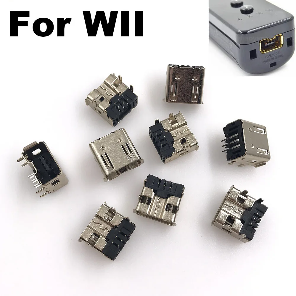 1-5PCS Replacement Jack Socket Dock Connector Port For Nintendo Wii Right/Left Socket Link Controller
