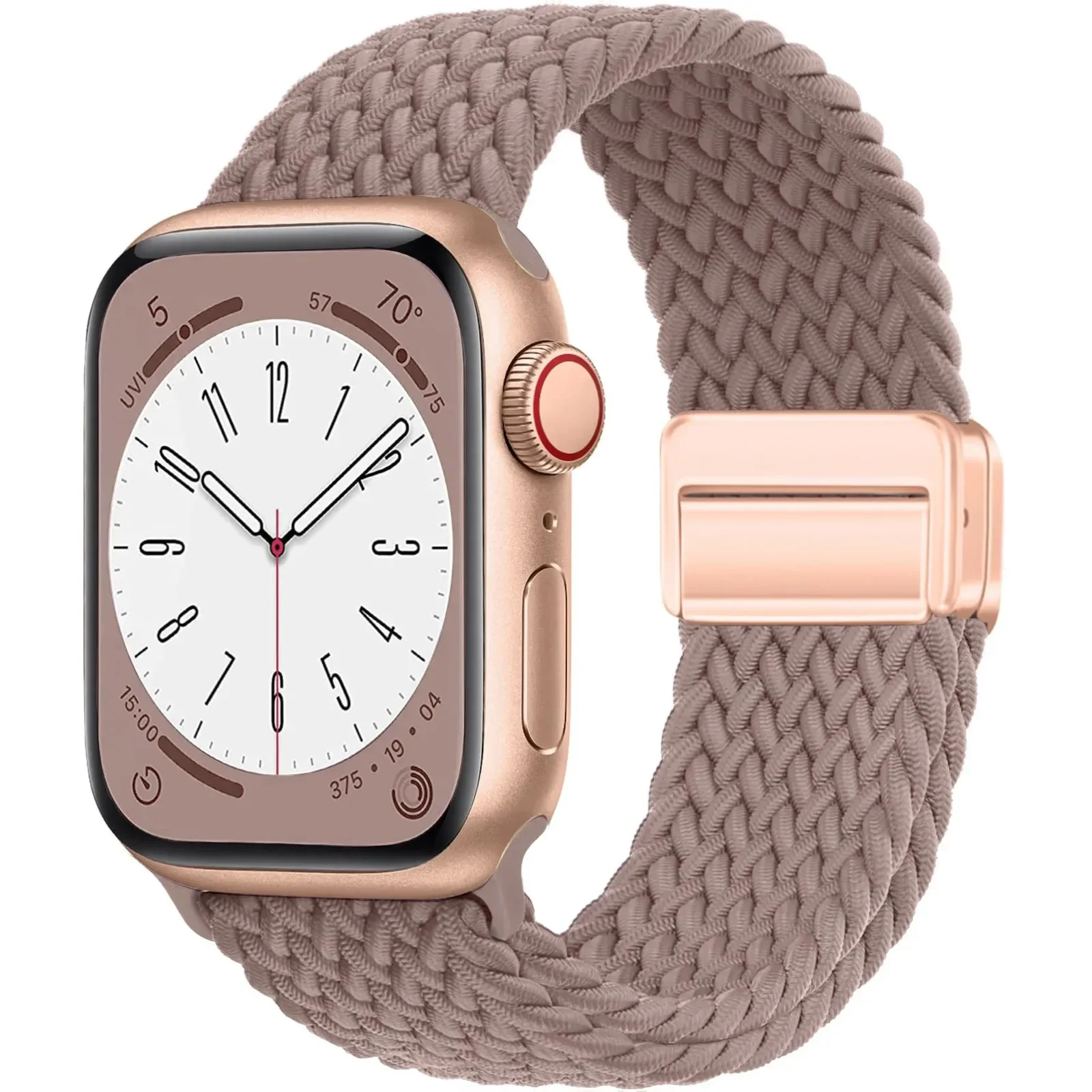 Geflochtenes Armband für Apple Watch Band 44 mm 40 mm 45 mm 49 mm 41 mm 38 Schnallenarmband iWatch Serie SE 7 3 6 8 9 Ultra 2 Magnetarmband