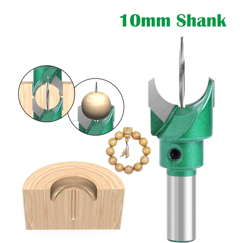 Shank Bead Drill Bits Router Bit Carbide Cutters Woodworking Milling Cutter For Wood Bit Face Mill End Mill 10Mmx20mm