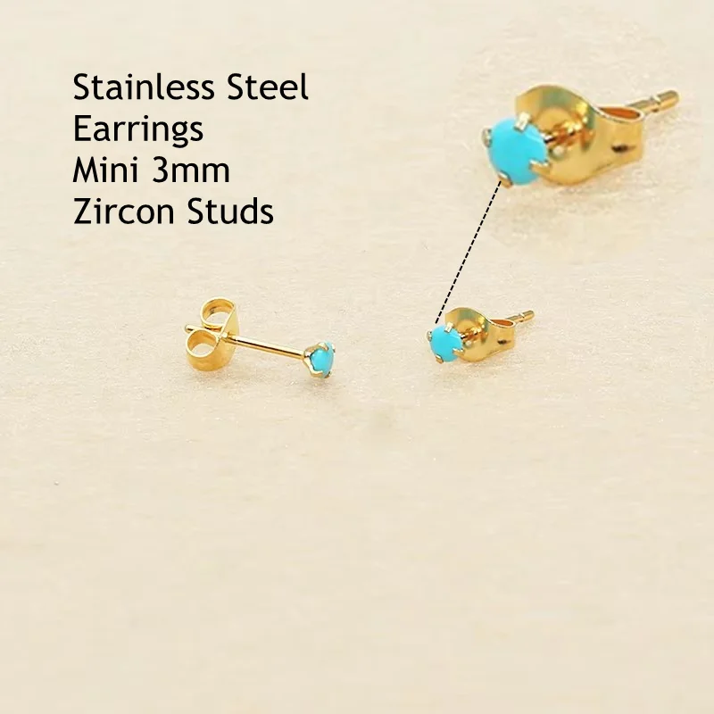 Ethnic Luxe Fashion - Anting-anting Baja Tahan Karat Minimalis dengan
