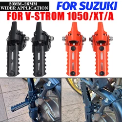 For Suzuki V-Strom DL 1050 XT Vstrom 1050XT DL1050 A DL1050XT Motorcycle Accessories Front Foot Pegs Rest Footrests Clamps Pedal