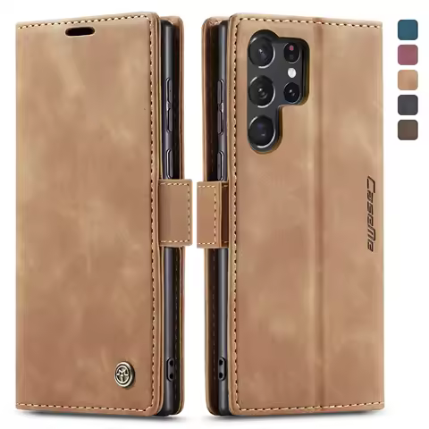 Magnetic Wallet Leather Case For Samsung Galaxy A54 A14 A24 A34 A33 A53 A73 A04 S23 Ultra S22 Plus S21 S20 FE Flip Book Cover