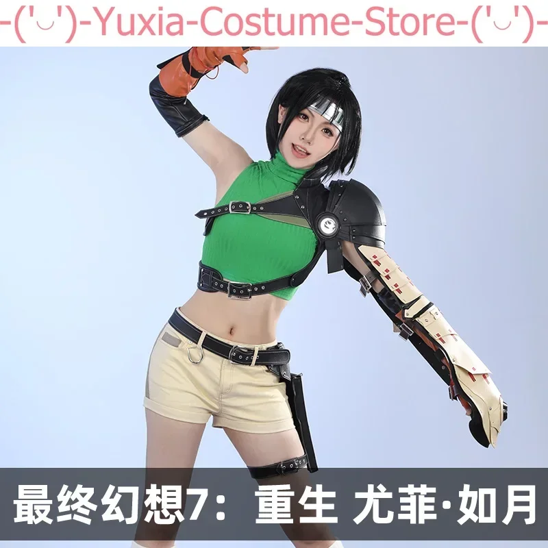 Final Fantasy 7 Yuffie Kisaragi Cosplay Costume Cos Game Anime Party Uniform Hallowen Play Role Clothes Clothing New Full