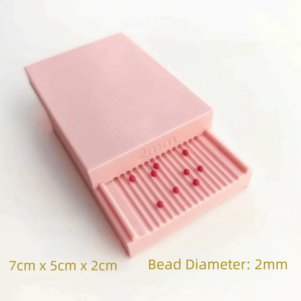 PLA Clay Ball Making Tool Two-Sided Structure Uniform Ball Forming Clay Rolling Mold Rapid Molding Strip Rolling