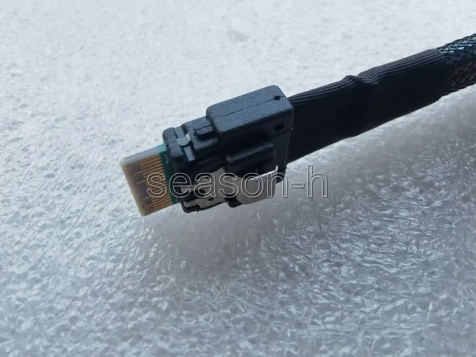PCIE 4.0 Slimline SAS SFF-8654 Cable 4i a Mini SAS HD SFF-8643 Cable adaptador 1M
