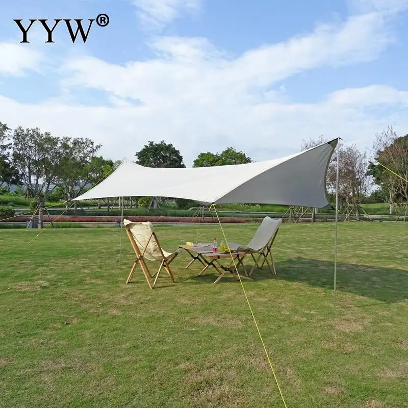 

Tarp Tent Awning 4mx3m Waterproof Shade Ultralight Garden Canopy Sunshade Outdoor Camping Beach Sun Shelter Hammock Rain Fly