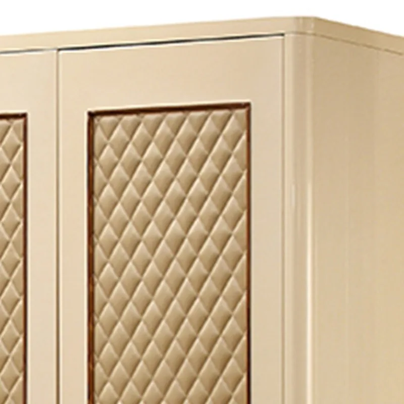 Simple modern wardrobe bedroom complete wardrobe stainless steel wardrobe
