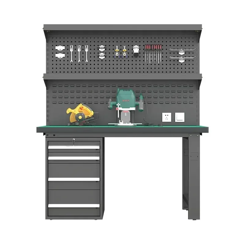 Anti-static workbench, workshop assembly line maintenance console, heavy-duty fitter workbench