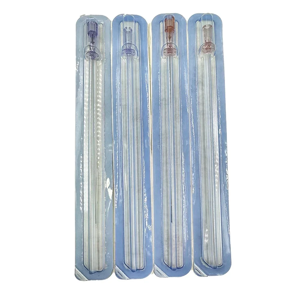 20Pcs/set Cat Urinary Catheter Cat Catheter with Stylet 1.0 1.3 End Hole Side Holes Veterinary Urinary Cat Catheters