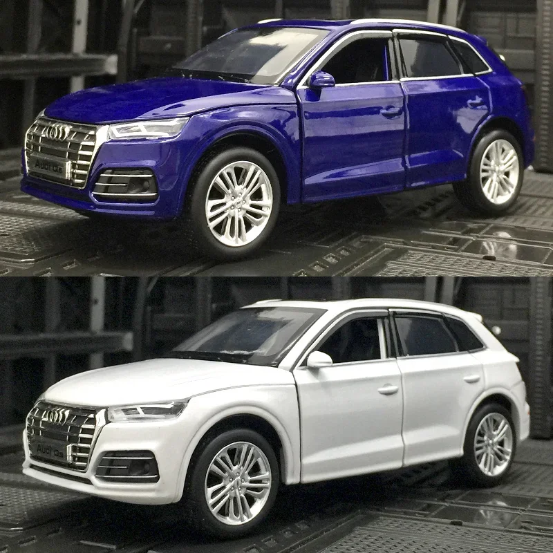 1:32 Audi Q5 alloy car model urban SUV off-road vehicle metal ornaments sound and light toys for children gift collection