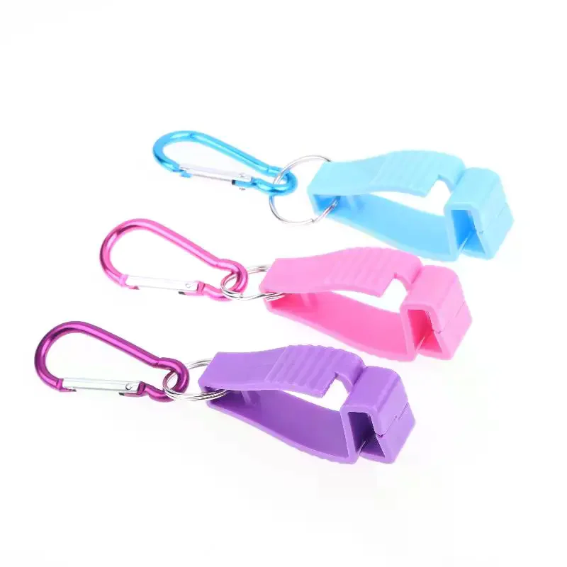 Suporte versátil dos luvas do trabalho de 1 pces, gancho protetor do grampo do luva para o trabalhador da construção da segurança