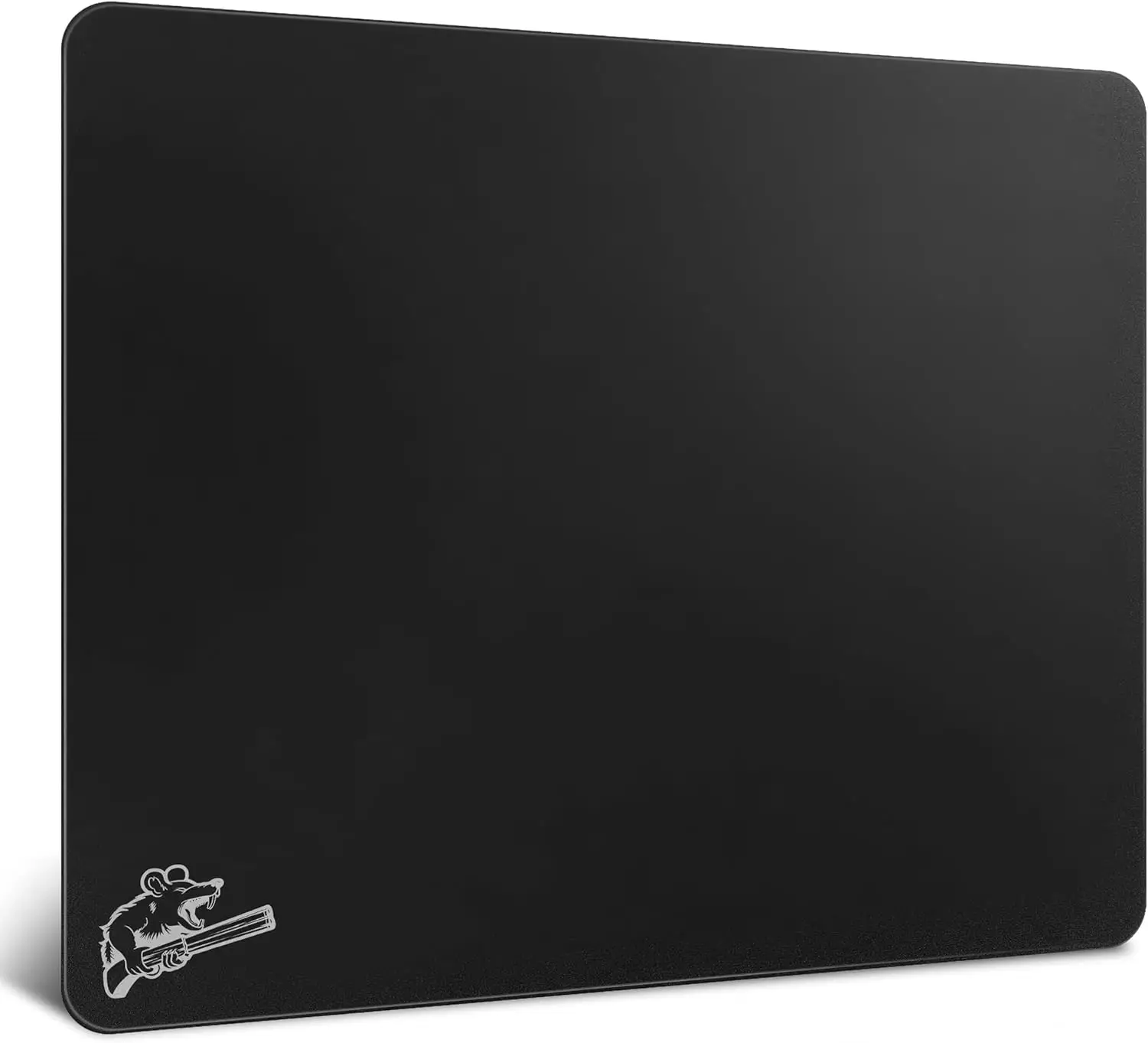 2.0 Ultra-Thin Tempered Glass Gaming Mouse Pad for FPS, Full-Coverage Anti-Slip Base, Etched Surface, 1.6mm Thin Layer