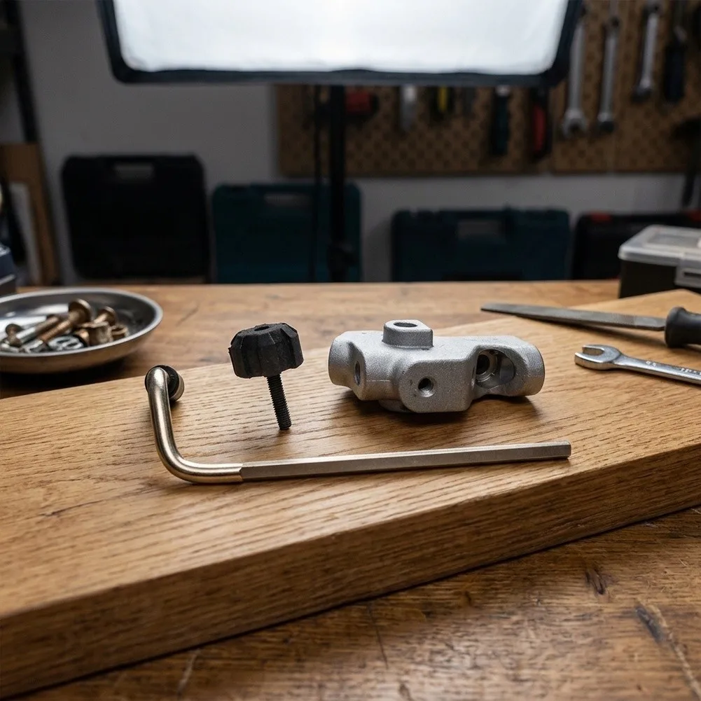 Metal Depth Guide Lever Kit for Oscillating For Multi Tools Includes Lever Aluminum Connector Adjustable Locking Knob
