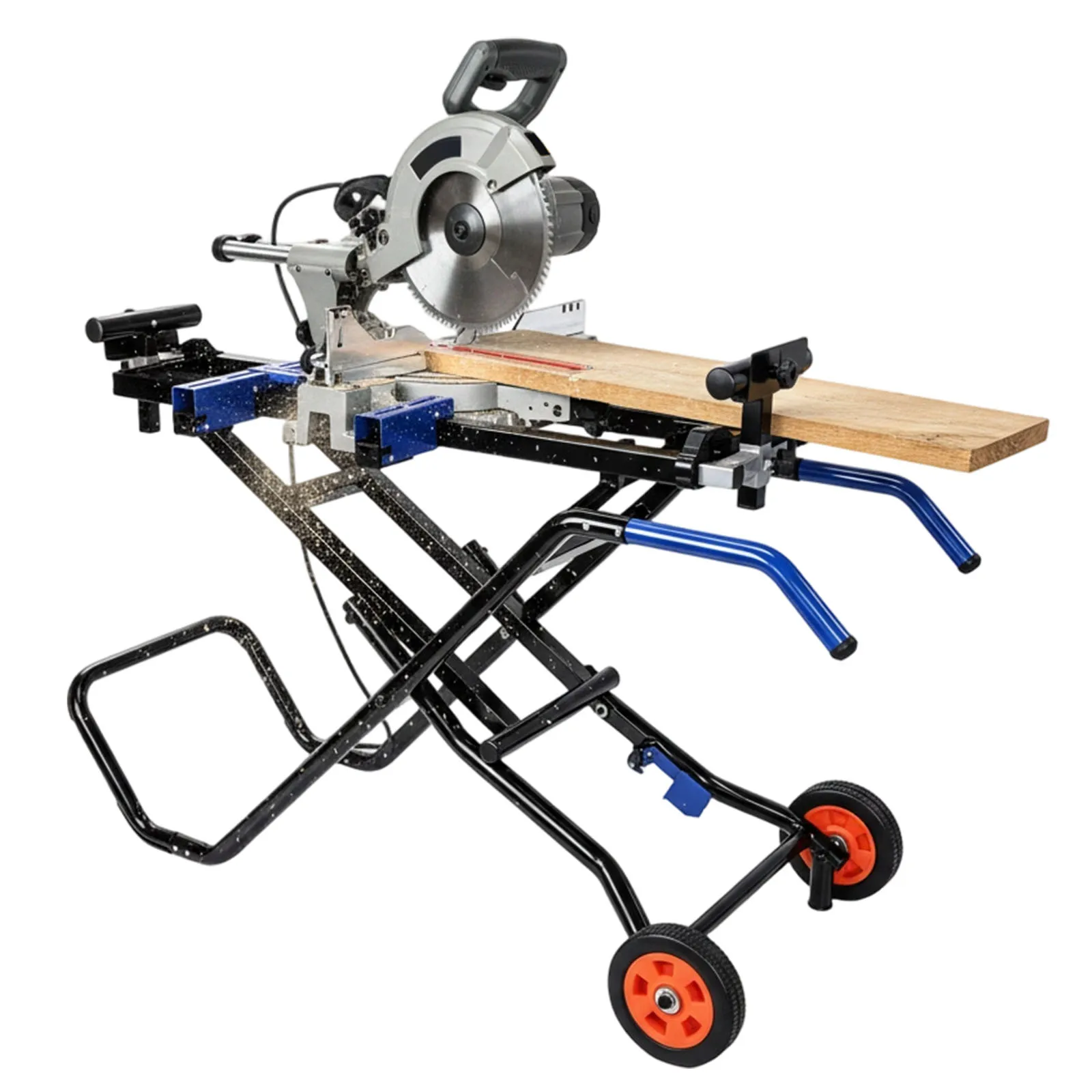 

Portable Table Saw Stand 330Lbs Load Capacity Folding Work Table Heavy-Duty Steel Frame Universal for Most Brands of Table Saws