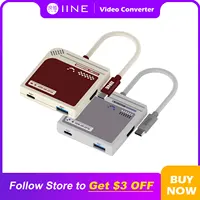 Convertidor de vídeo IINE 3 en 1, Compatible con 4K/30HZ, interfaz USB 3,0, Compatible con Switch/Steam Deck/ROG Ally