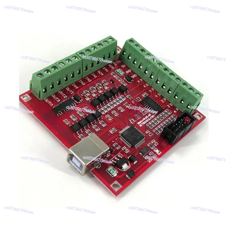 CNC MACH3 100Khz Breakout Board 4-axis USB Interface Controller Flying Engraving Card Main Board with Handwheel